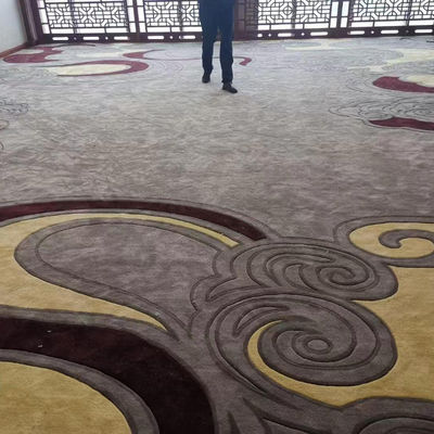 상용실 직사각형 맞춤 인쇄 카펫 현대 디자인 스타일 호텔 카펫