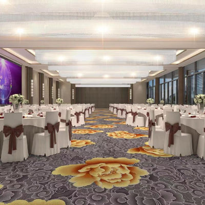 호텔 로비 홀 100% 나일론 맞춤 인쇄 카펫