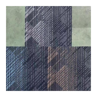 루프파일 럭셔리 100% 나일론 오피스 카펫 타일 50x50cm 평방파일 무게 620±20g/sqm