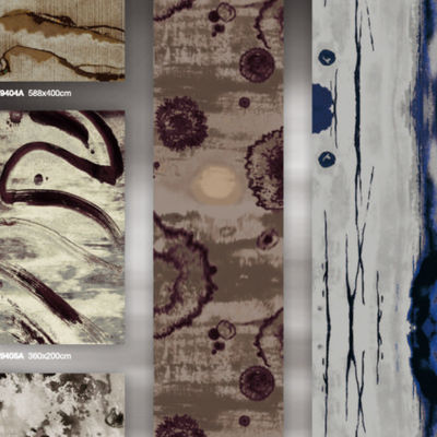 80%의 양털과 20%의 나일론 가섬유 자크바르 패턴을 가진 Axminster Zealand Wool Carpet