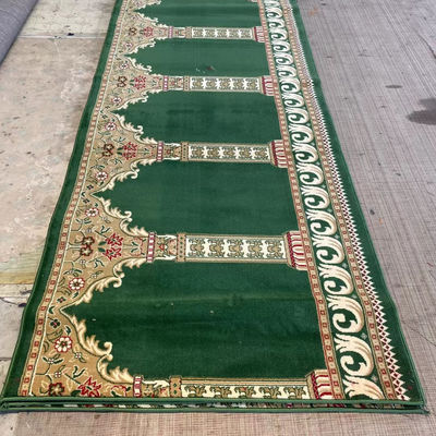 기도실 모스크를 위한 부드러운 카펫 가닥 벽에서 벽까지 교회 나일론 카펫 롤