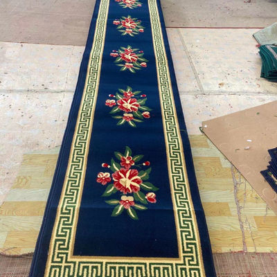 기도실 모스크를 위한 부드러운 카펫 가닥 벽에서 벽까지 교회 나일론 카펫 롤