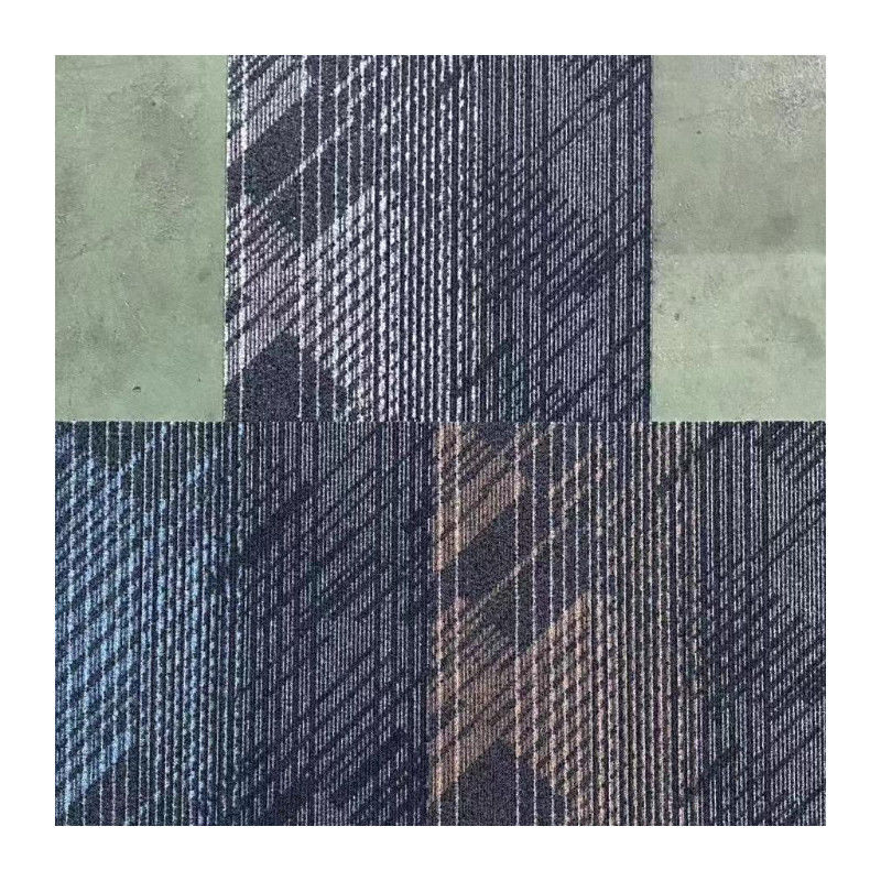 루프파일 럭셔리 100% 나일론 오피스 카펫 타일 50x50cm 평방파일 무게 620±20g/sqm